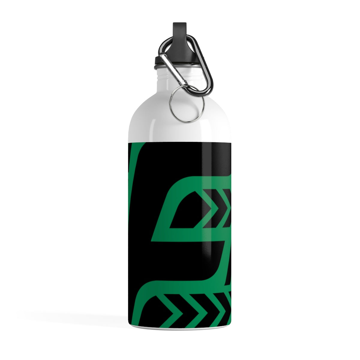 Stainless Steel Water Bottle (Black & Green)