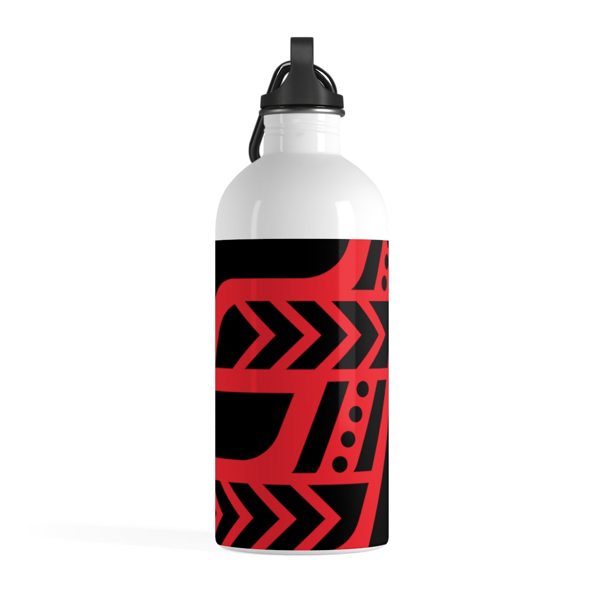 Stainless Steel Water Bottle (Black & Red)