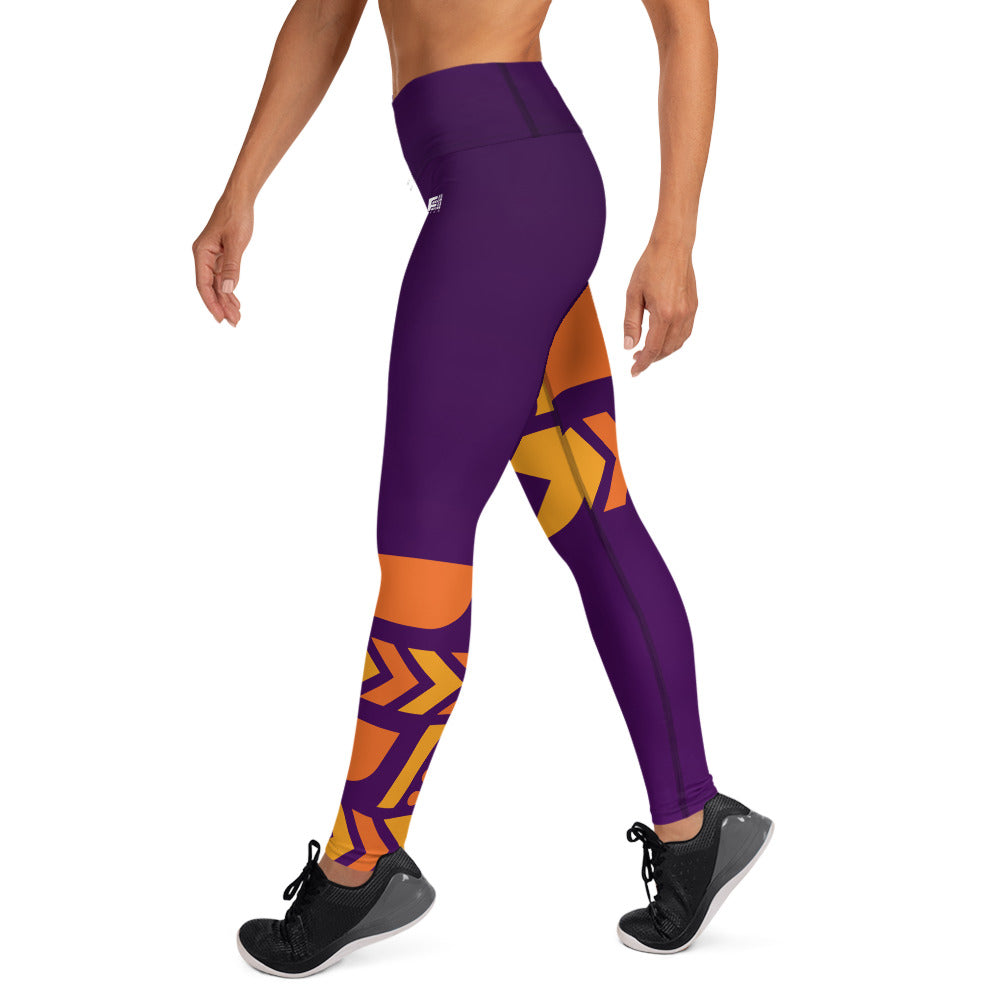 Raised Waist Leggings (ST-Purple)