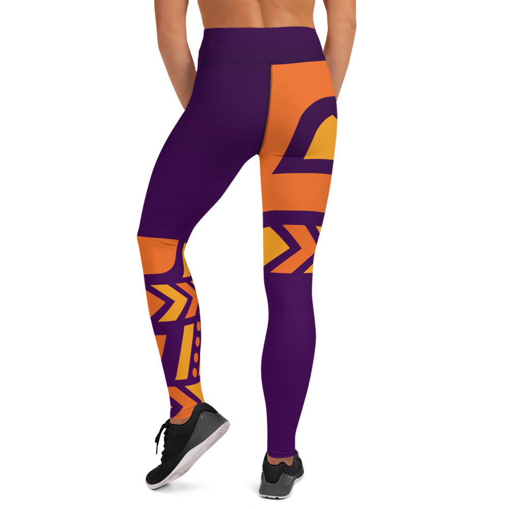 Raised Waist Leggings (ST-Purple)