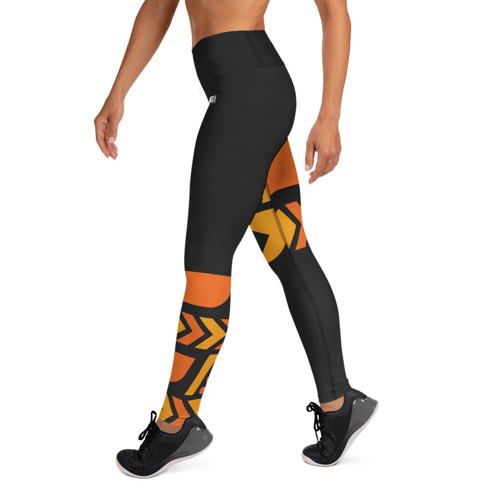 Raised Waist Leggings (ST-Black)