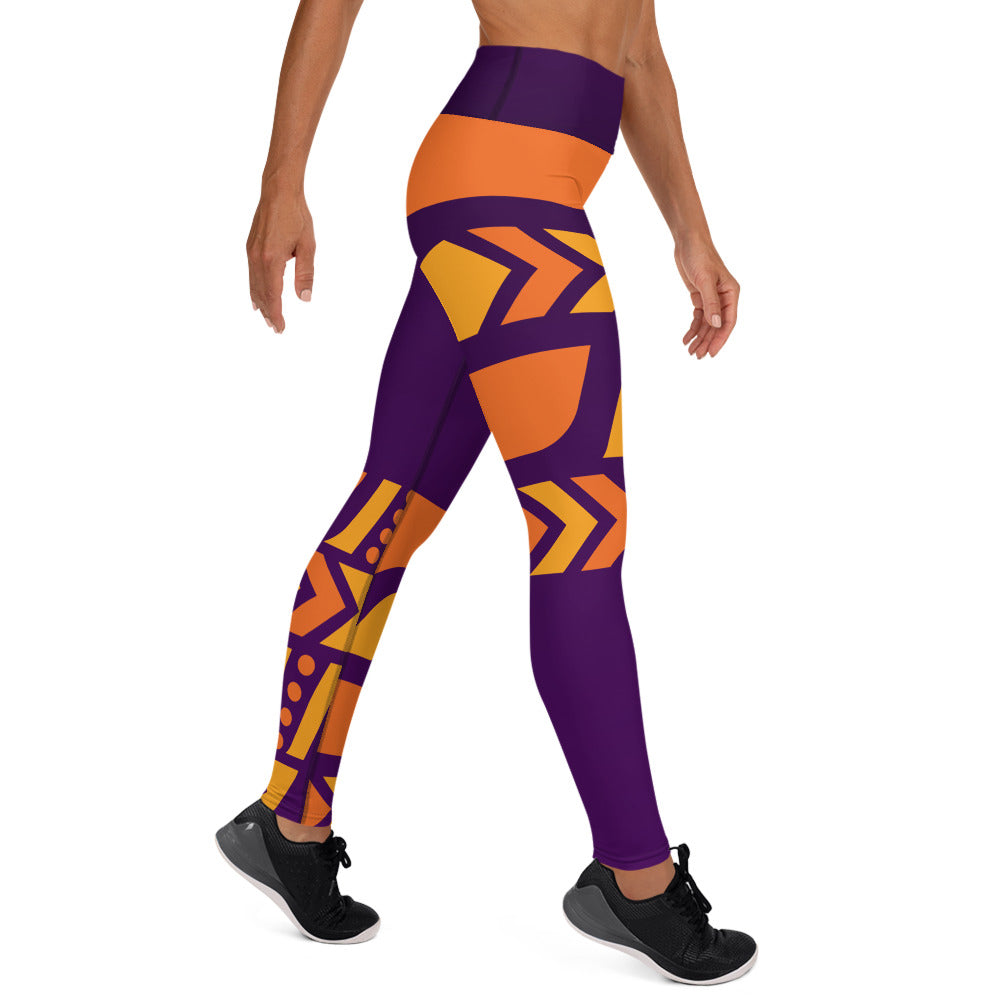 Raised Waist Leggings (ST-Purple)
